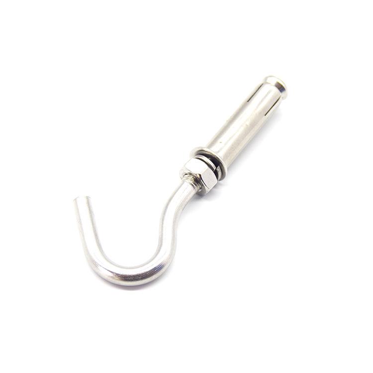 304 Stainless Steel Expansion and Explosion Hook for Manhole Covers, Roofs, Clotheslines, Pull-out Bolts (M6-M12)