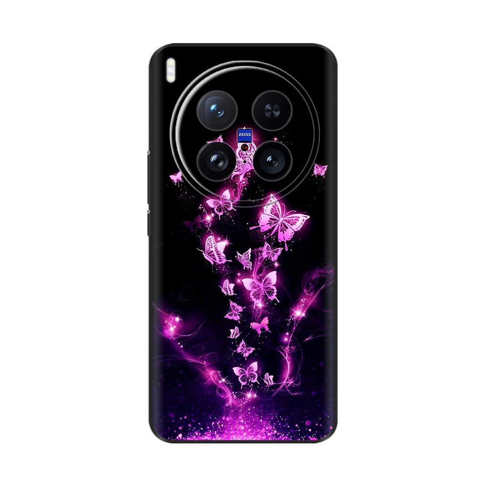 For VIVO X200 Ultra Case Cute Cartoon Painted Back Cover For VIVO X200 Pro Mini X100 Ultra Shockproof Shell Bumper Fundas Para