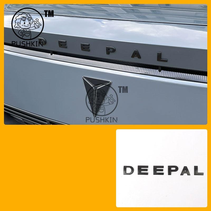 Voor CHANGAN Deepal G318 2025 2026 3D Sticker Auto Voor Embleem Badge Decals Zwart Badge Logo Embleem Cover Auto-Styling