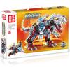 Giocattoli con Blocchi da Costruzione Dinosauri per Bambini T-Rex Robot Mech Combinabile Puzzle a Particelle Piccole Regalo