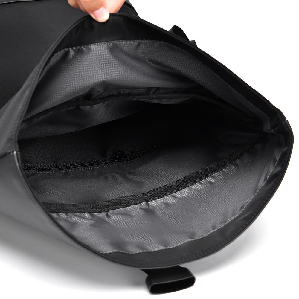 New backpack business travel laptop bag high-end men's leather film leisure backpack student schoolbag women