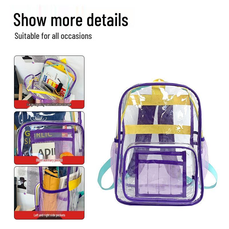 2025 Purple Ita Waterproof Backpack for College Students - Book, Swim, and Summer Storage