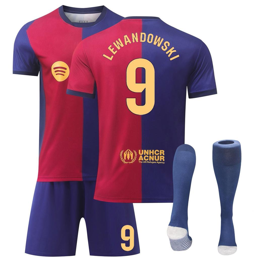 2425Barcelona Set de Tricouri Uniformă Sportivă pentru Antrenament Fotbal Costum