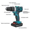 288VF 3 In 1 350 Nm 1/2" Hammer Drill With Drill Kit+Screwdriver Power Tool Rechargeable Cordless Drill Brushless Impact Driver