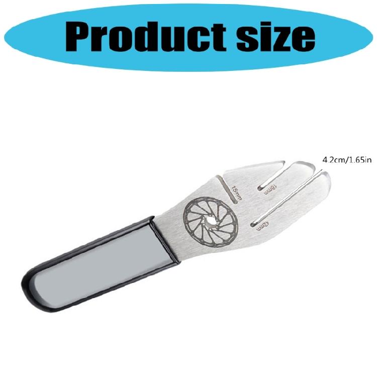 Ergonomic Bicycles Disc Brake Truing Tool Bike Disc Brake Rotors Truing Tool for Repair and Adjustment