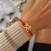 Interlaced Metal Cycling Bangle Flexible Modifiable Plan Athletic Jewelry Gift For Cycle Motorcyclists And Outdoor Quests