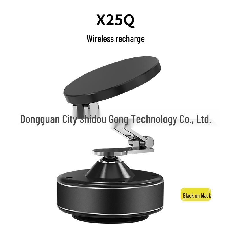 X25 Magnetic Phone Holder: Rotating, Universal, Multifunctional Car Mount with Vacuum Suction Cup.