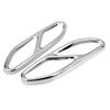 Hot Interior Mouldings 2pcs Steel Car Exhaust Muffler Tip Tail Pipe Cover Decoration Suitable for Mercedes Benz W222 S Class 201