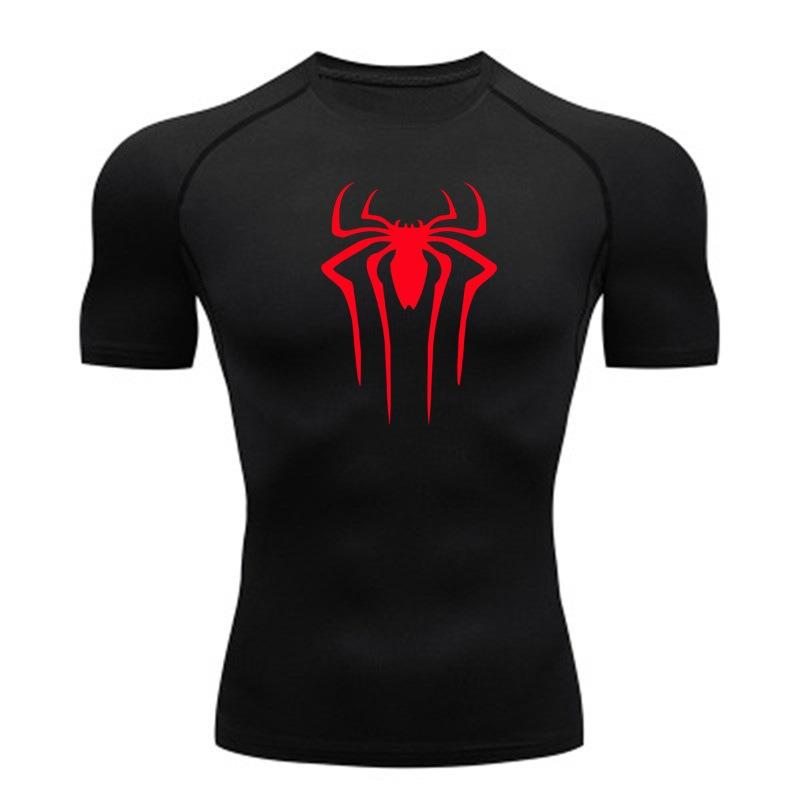 Compression Shirt Men Fitness Gym Super Hero Sport Running T-Shirt Rashgard Tops Tee Quick Dry Short Sleeve T-Shirt For Men