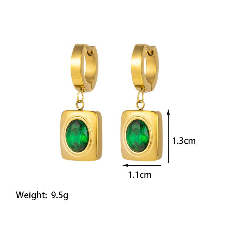 

Новые роскошные серьги-гвоздики в стиле дворца с овальным опалом, ожерелье, ювелирные изделия с изумрудами, внешняя торговля