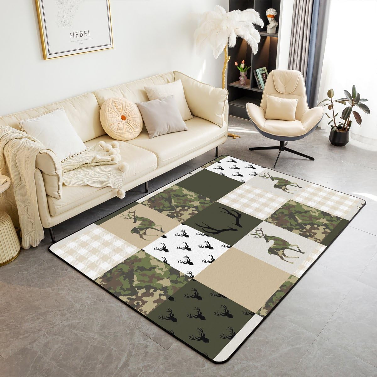 

Life Tree Area Rug for Teens Adult,Sun Moon Gothic Space Constellation Carpet for Bedroom Playroom,Dark Starry Sky Decor Indoor 60x90CM