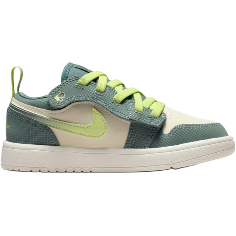 Jordan 1 Low Alt SE Little Kids Sea Glass Green IB7118-001