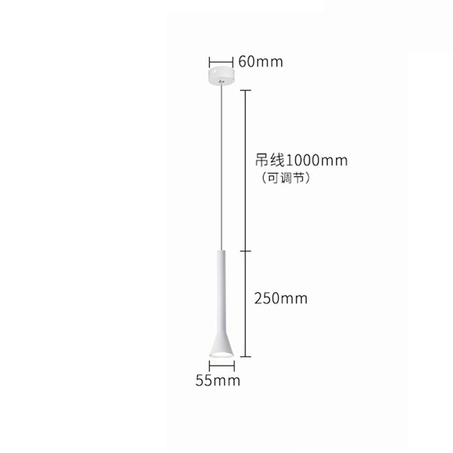 

Креативное искусство Светодиодные подвесные светильники Длинные трубчатые лампы Кухня Столовая Магазин Бар Украшения Подвесной светильник на шнуре Фоновое освещение Natural White 4000K