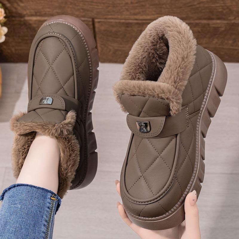 Snow Boots, Fleece and Thickened Cotton Shoes, Fashionable and Versatile Shoes, Cotton Boots, Ankle Boots