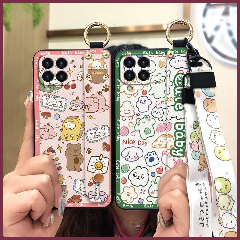 Cartoon Kickstand Phone Case For Samsung Galaxy M33 5G Global/SM-M336B/DS/Jump2 Soft case Anti-dust Dirt-resistant Cute