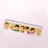 8pcs BTS Bangtan Boys Group Photo Acrylic Ruler, 15cm Clear Printed Straight Ruler, Kpop ARMY Fans School & Office Stationery