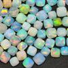 Ultimativer auffälliger natürlicher äthiopischer Opal-Zuckerhut Opal-Zuckerhut-Cabochon Natürlicher Opal-Zuckerhut Welo Fire Lot Opal Herstellung von Schmuck