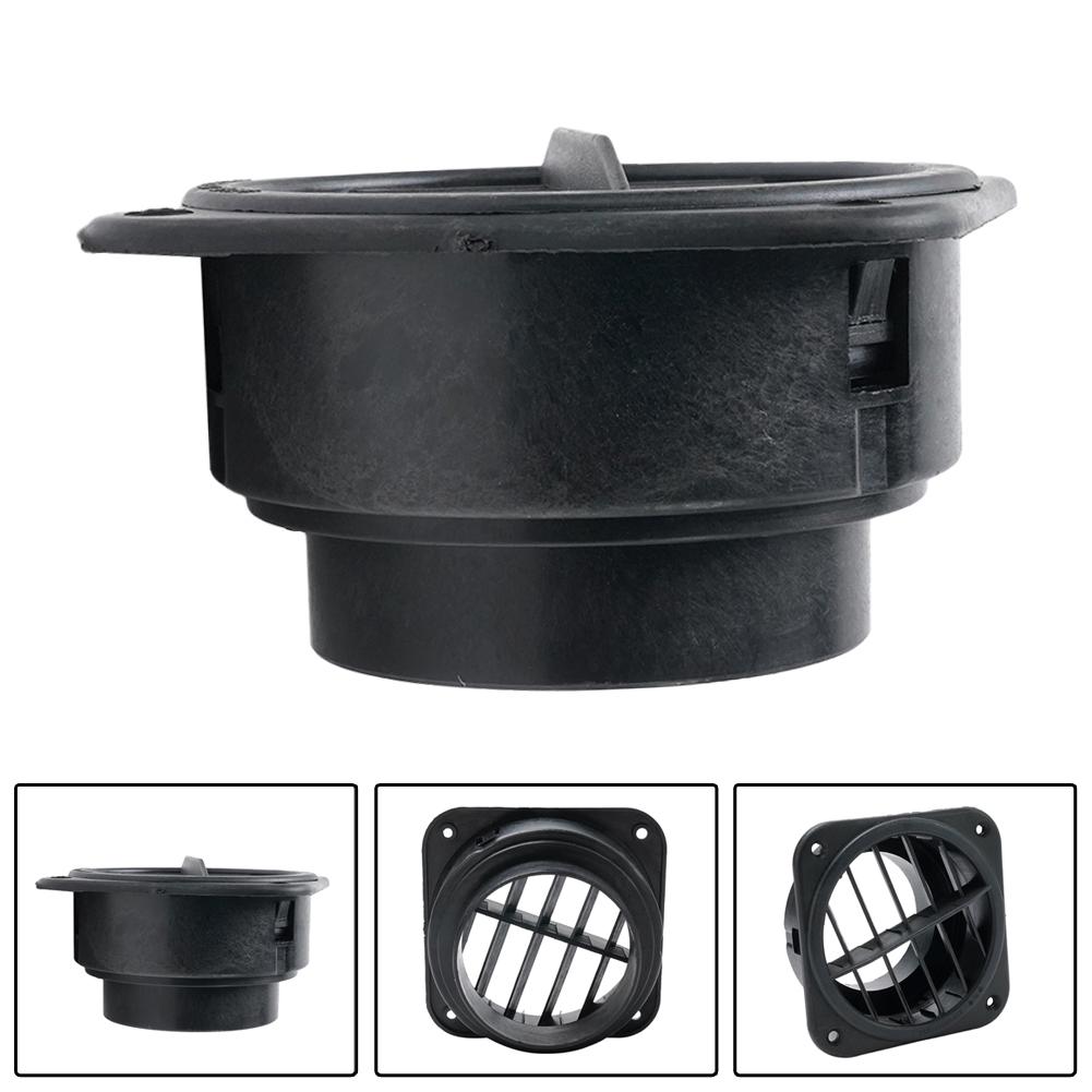 75mm/60MM/42MM Ventilationsutlopp Luftventil Svart beslag
