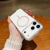 Acrylic Transparent Color Magnetic Phone Case For iPhone 17 AIR 16E 14 15 16 Plus 12 13 Mini 11 16 17 Pro Max Protector Cover