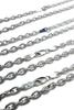 [dredline] 1.3mm60cm CL35 Figaro Chain Silver Necklace for Women and Men, Pendant Chain, Silver 925, Silver Accessory (60cm, CL35, 1.3mm width)