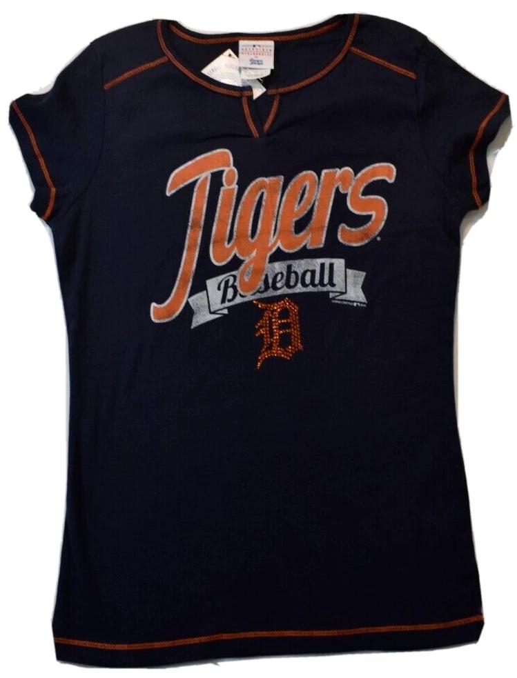 Campus Lifestyle Women s Detroit Tigers Baseball Shirt NWT L 2XL