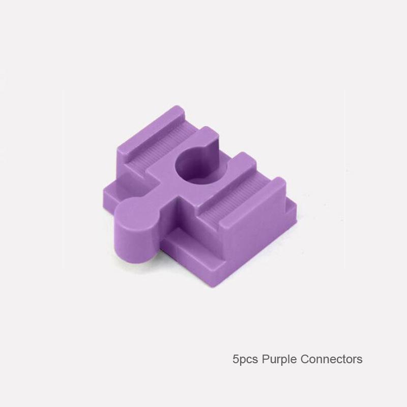 Akcesoria do torów kolejowych z drewna Łączniki torów plastikowych do zestawu torów kolejowych z drewna Adapter do torów kolejowych z drewna