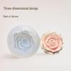 3D Flower Silicone Mold for Creative Rose & Tulip Aromatherapy, Car Gypsum, Candle, and Ornament Decoration
