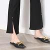 Hodo Women's High-Waist Elastic Casual Long Pants