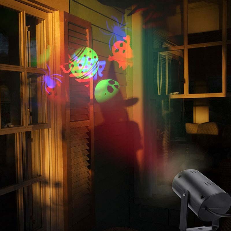 12 Muster LED Weihnachten Bewegliche Schneeflocken Projektor Feiertag Garten Landschaft Dekoration