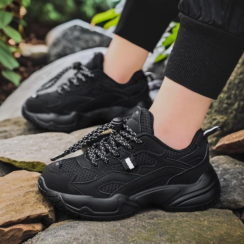 2025 new children's and boys' shoes summer mesh breathable sneakers non-slip medium and older children's boy dad trendy shoes
