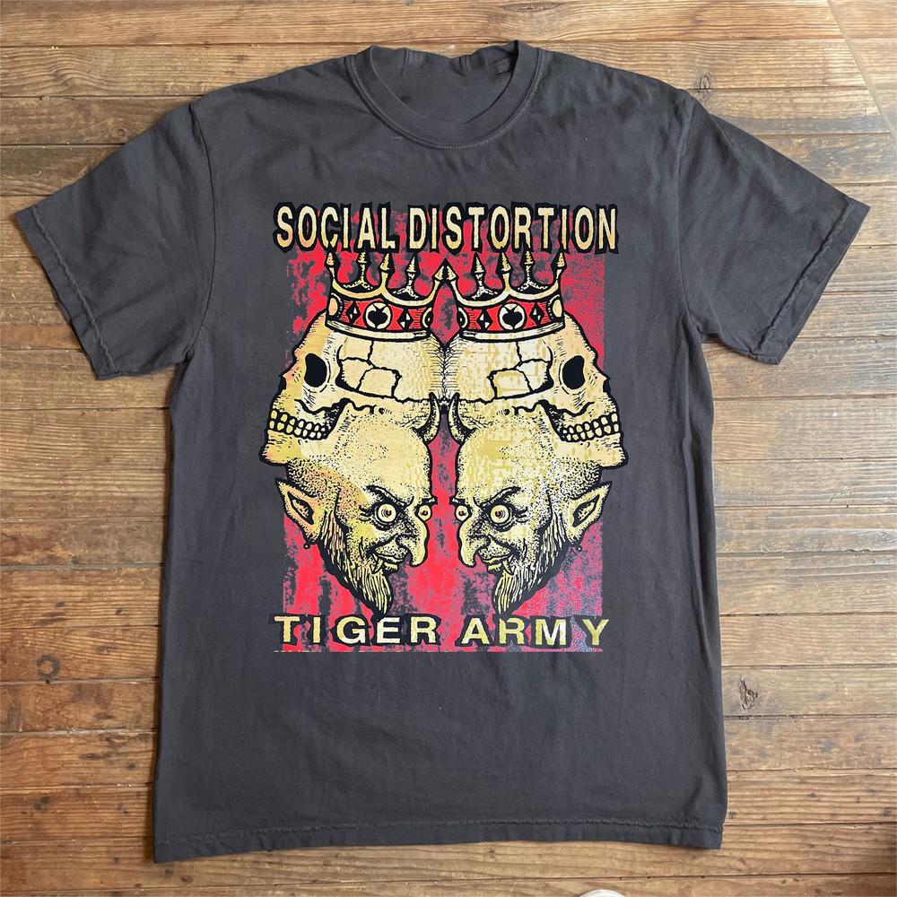 Social Distortion Tiger Amy poster Charcoal All Size S5XL Tee Shirt Unisex T-Shirt XL
