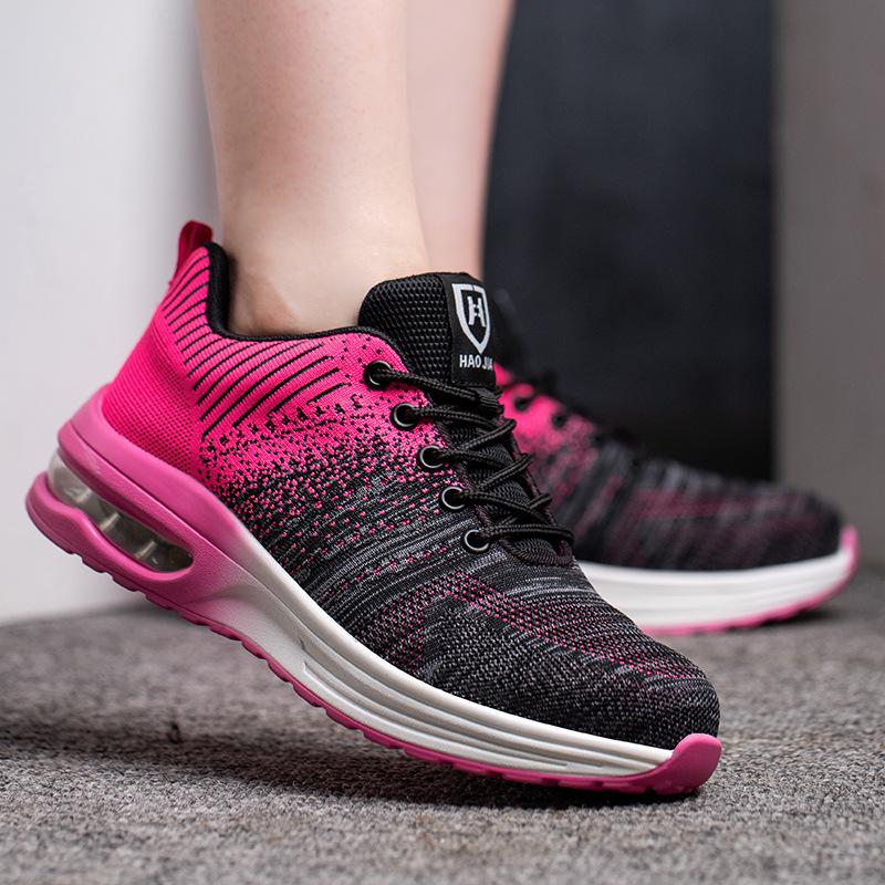 Zapatos de Seguridad Ligeros para Mujer, Antiaplastastamiento, Resistentes a Perforaciones - Transpirables, Suaves, Antiolor, Resistentes al Desgaste.