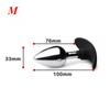 3 Size AMetal Silicone Base Smooth Butt Plugs Nal Plug Sex Toys Prostate Massager Dildo Stimulator Anus Masturbator Adult Toys
