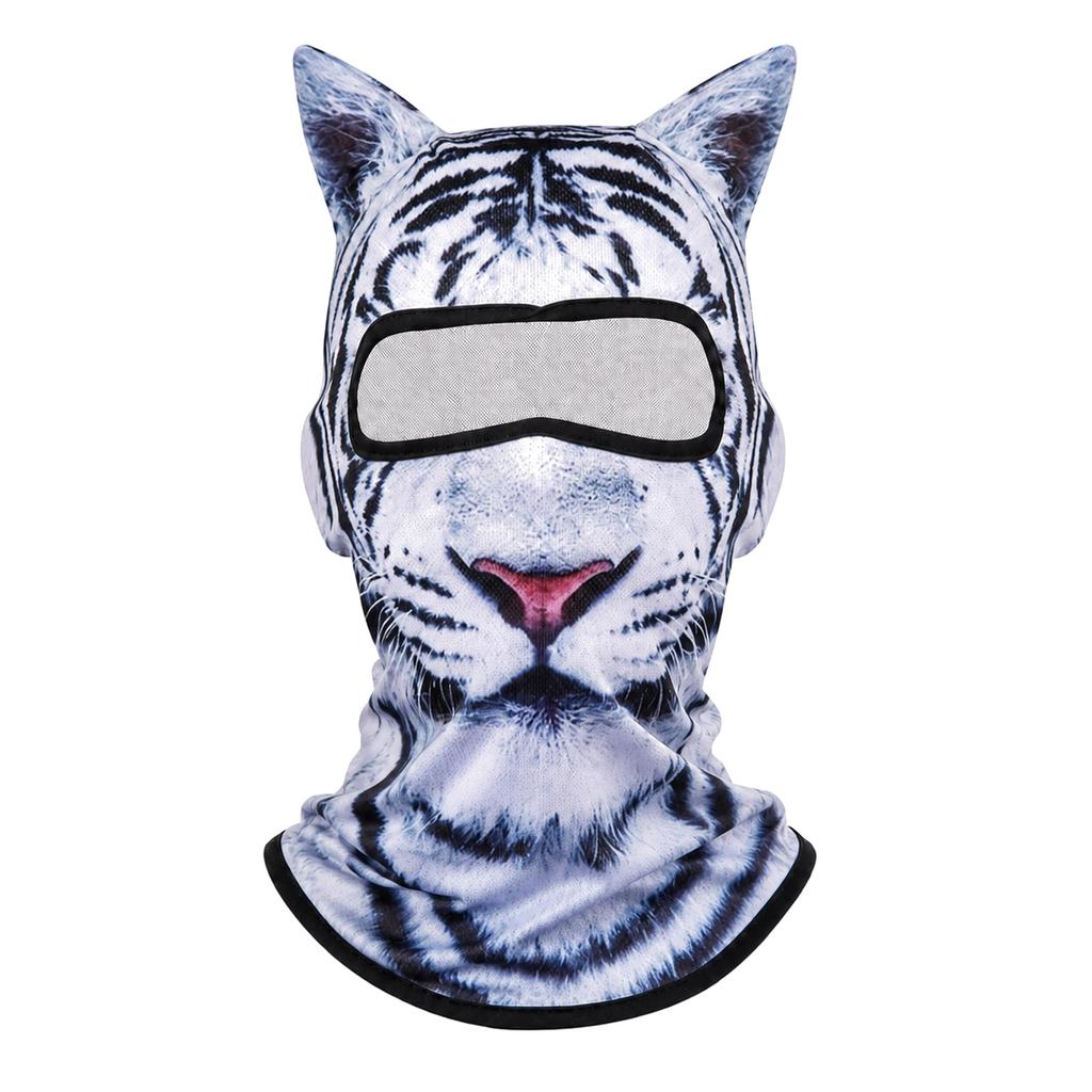 Funny Full Face Plush Hood for Party Costume and Dress Up