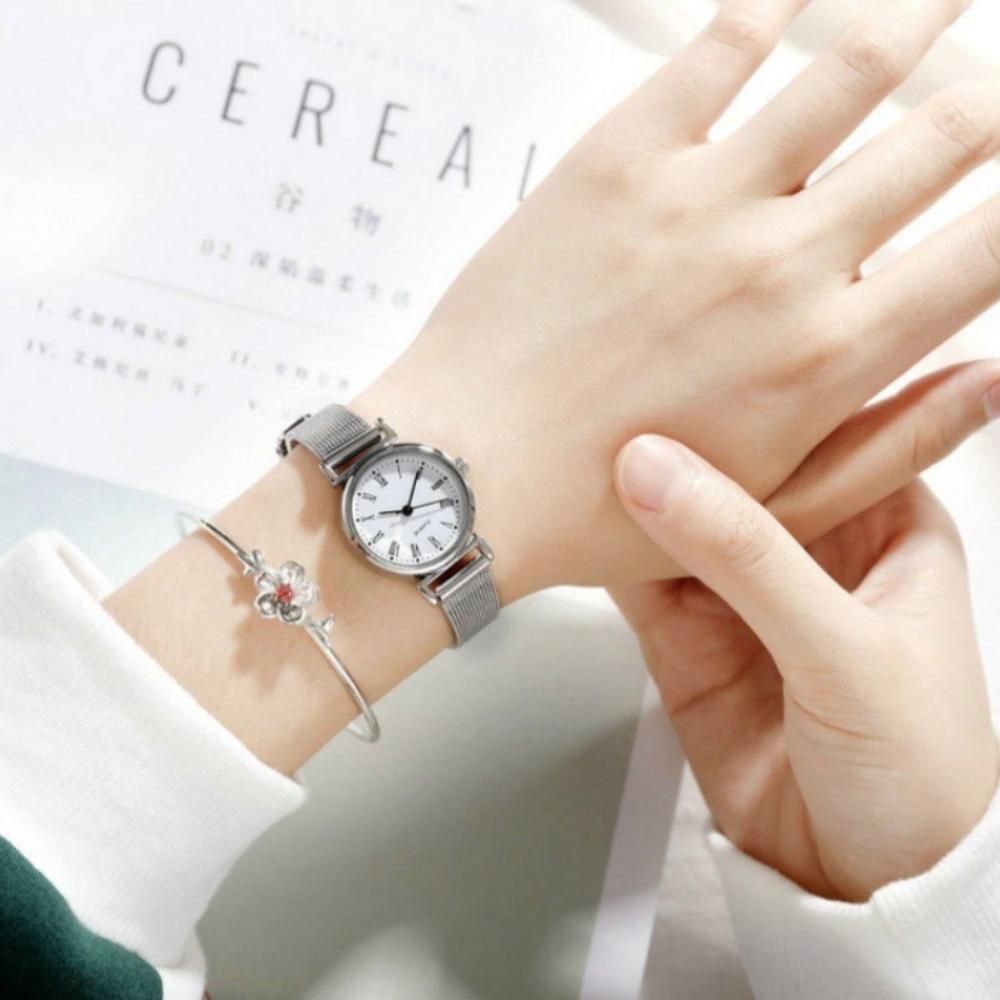 Women's Simple Metal Wristwatch