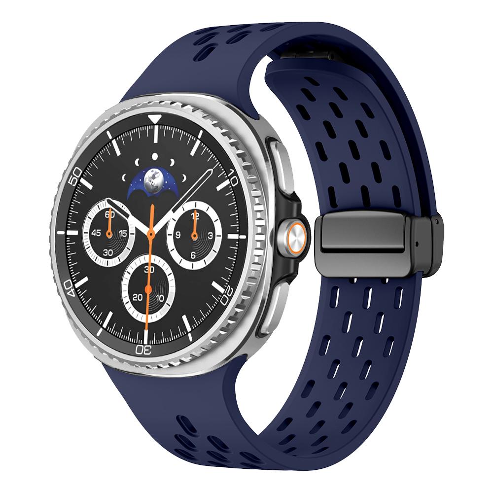 

Magnetic D Buckle Breathable Silicone Strap For Samsung Galaxy Watch 8 Classic 46mm/Watch8 44mm 40mm Sports Band Bracelet For Galaxy Watch8