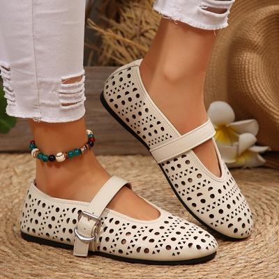Shallow Mouth Shoes Woman Flats Casual Female Sneakers Genuine Round Toe Dress Ballerinas Boat Summer Moccasins PU