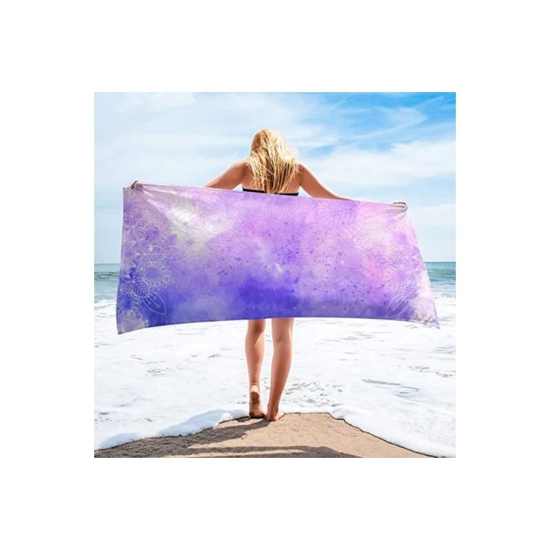Superfine Fiber Square Beach Towel With 3d Digital Print For Beach Vacation Use