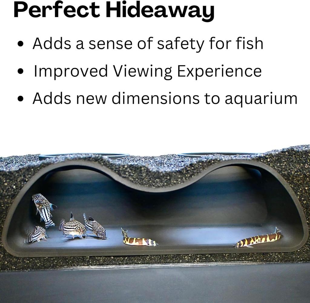 Multifunctioneel Aquarium Ondergrondse Tunnel Grot Onder Grind Tunnel Curve Aquarium Decoratie Tunnel Grotten Vissentank Decoratie