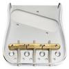 Musiclily Ultra Curved Telecaster with Brass Saddles and Brass Plates for TL Electric Chrome 10.8mm Bridge, 3-Way, Guitars,