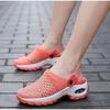 Large size women's summer Korean version of mesh mesh foot slippers shaking mother half-support sandals wear on both sides