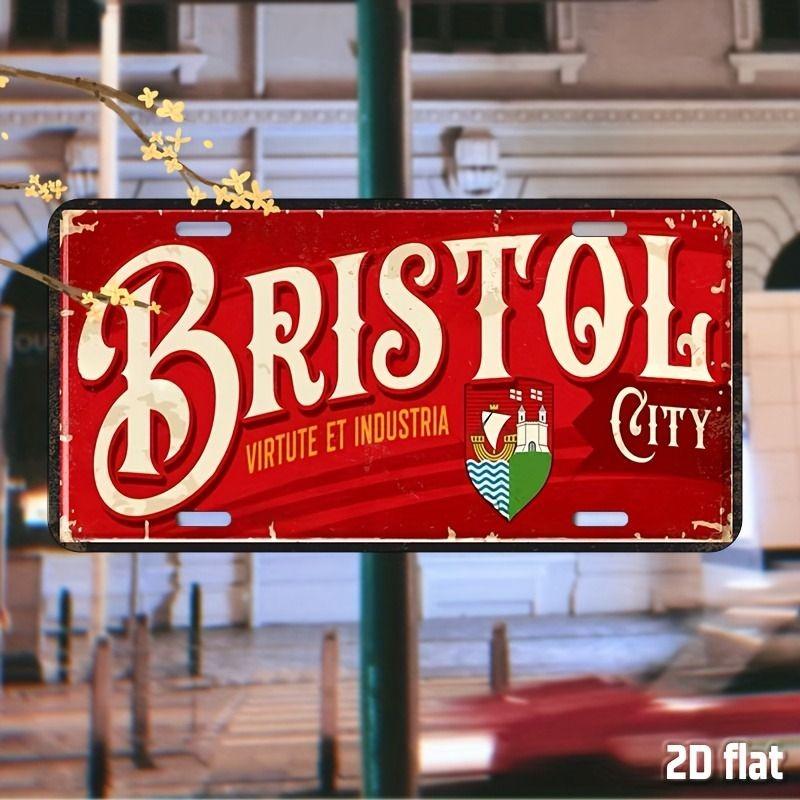 Souvenir Metal License Plate, Custom Auto Sign 15x30cm
