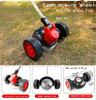 Rechargeable Lithium Battery Lawn Mower with Wheels - Compact Weeding Tool