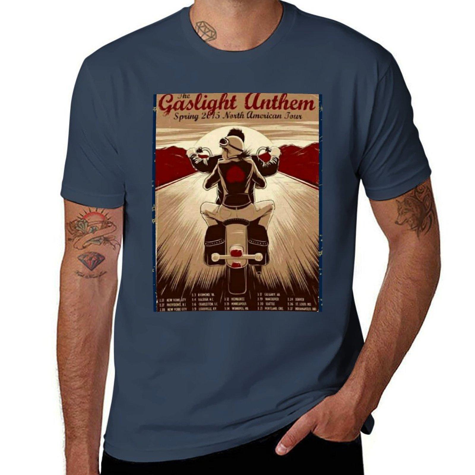 Gaslight Anthem TShirt Plus Size Loose Short Sleeve Top S