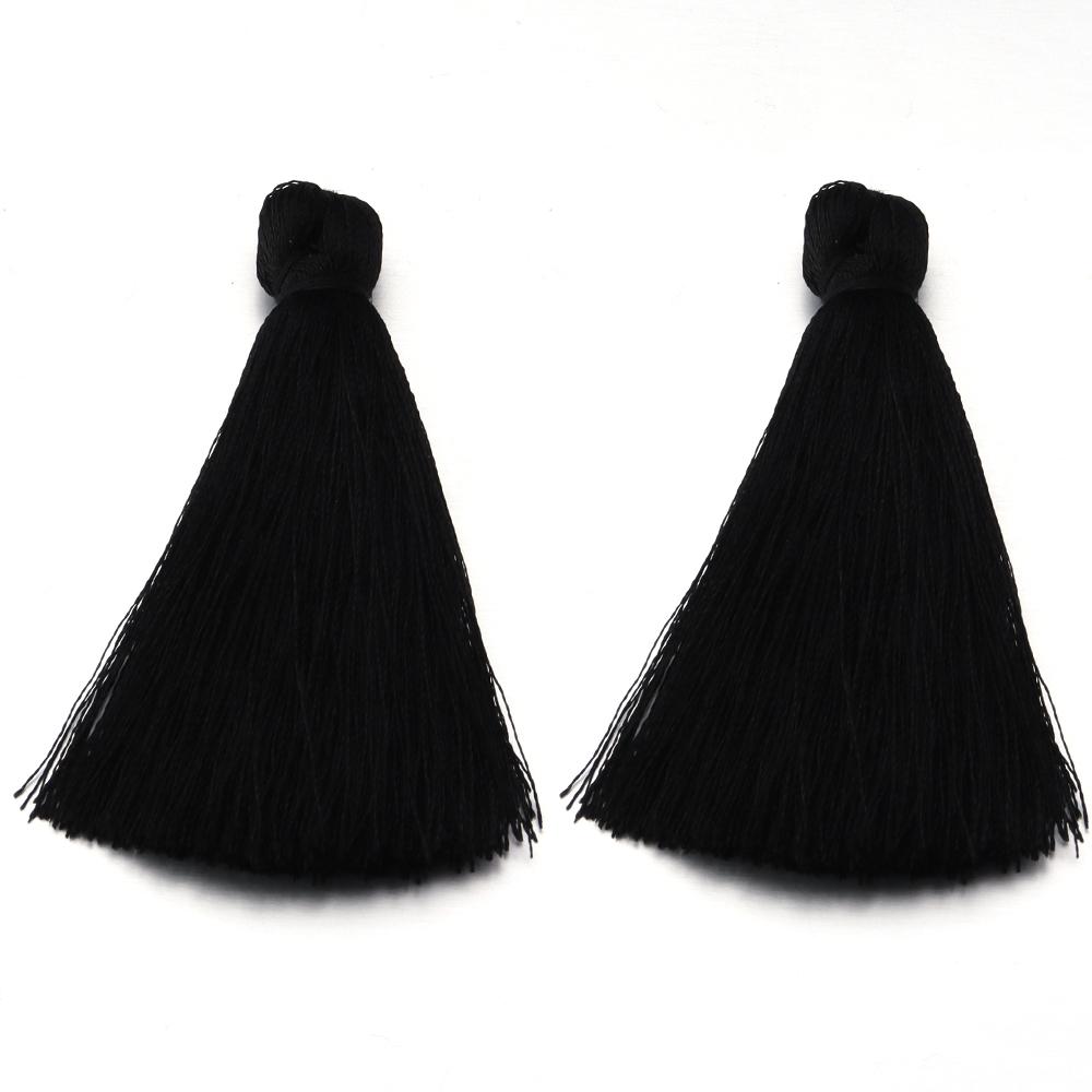 6pcs/lot 6 cm Polyester Tassel Colorful Tassel Cord Brush For Home Decor DIY Handmade Clothing Sewing Jewelry Making Accessories