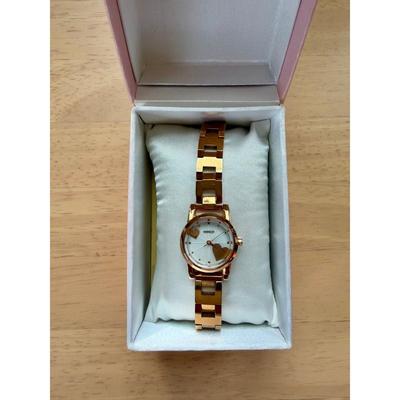 Used SEIKO WIRED Ladies Watch Pink Gold