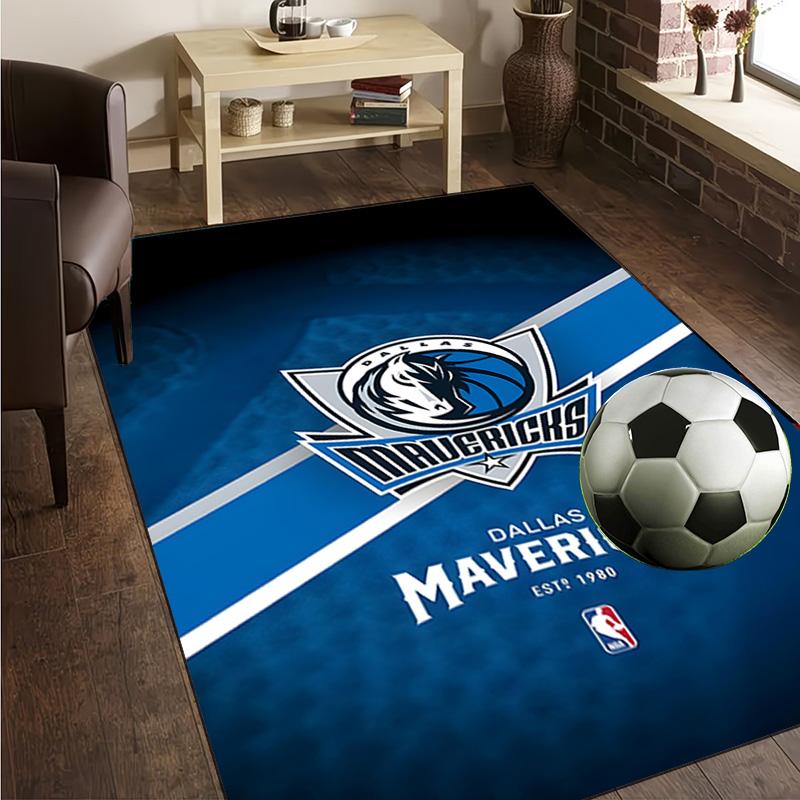 MAVERICKS LOGO Rug Office Carpet Non-Slip Mat, Chair Rug Floor Covering for Gaming, Bedroom, Living Room , Home Decor Christmas Gift