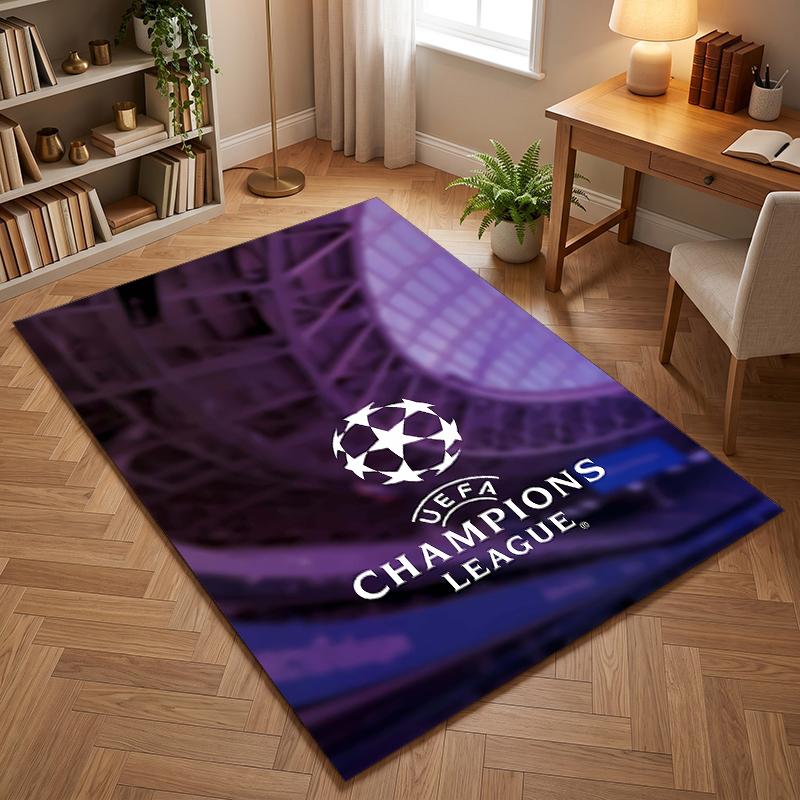 UEFA Champions (1) Office Carpets Suitable for Living Rooms Bedrooms Offices and Kitchens a Gift for Modern Home Decor