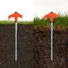 8in Screw In Tent Stakes - Ground Anchors Screw In, Tent Pegs Camping Stakes, Metal Threaded Tent Spikes, Heavy Duty Tent Stakes Tent Pegs