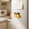 Reusable Snack Clips Sealing Fridge Shape Bag Magnetic 3Pcs Banana Clip Kitchen Accessories Clamp for Chip Bags Refrigerator Magnet